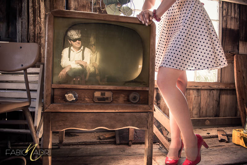 Nelson Pin up engagement session TV