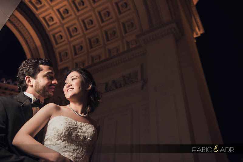 Paris Las Vegas wedding photo