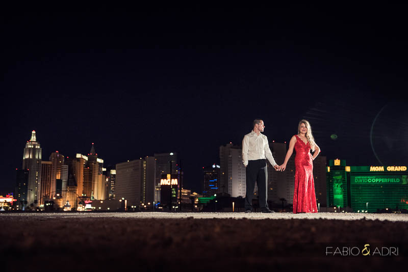 Las Vegas Strip Engagement Photographer