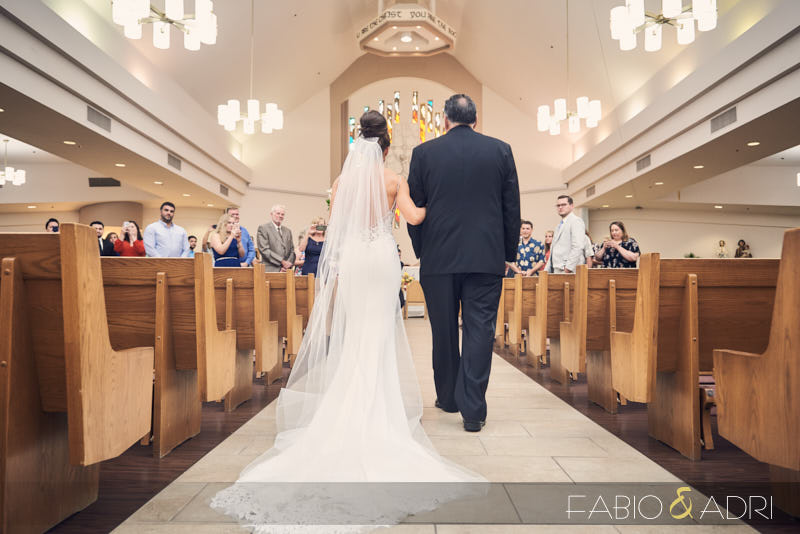 Wedding Ceremony at St Peter The Apostle Catholic Church Henderson