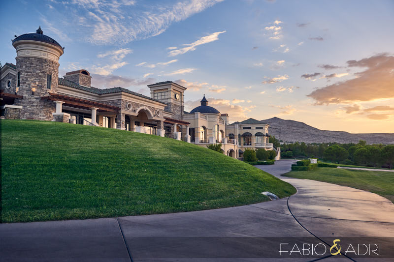 Southern Highlands Golf Club Wedding Las Vegas Sunset
