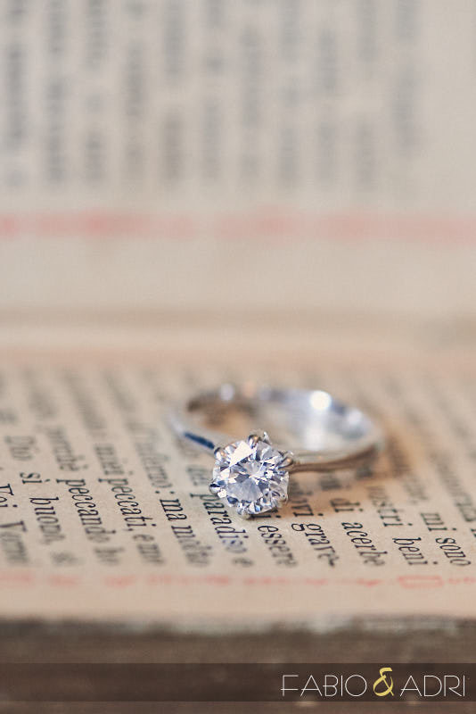 Engagement Ring Detail on Scripture