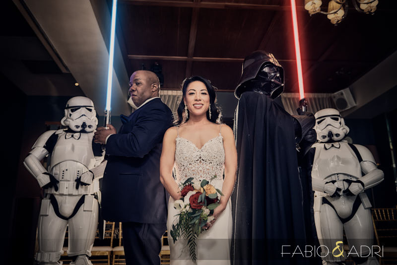 Star Wars Inspired Wedding At Hyde Bellagio Las Vegas – Karen & Dee